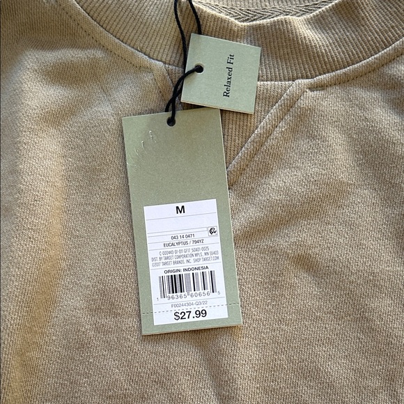 Goodfellow & Co Men's Olive Crewneck Sweater - Picture 2 of 5